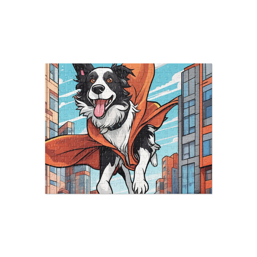 PugMug Custom Border Collie Jigsaw Puzzle