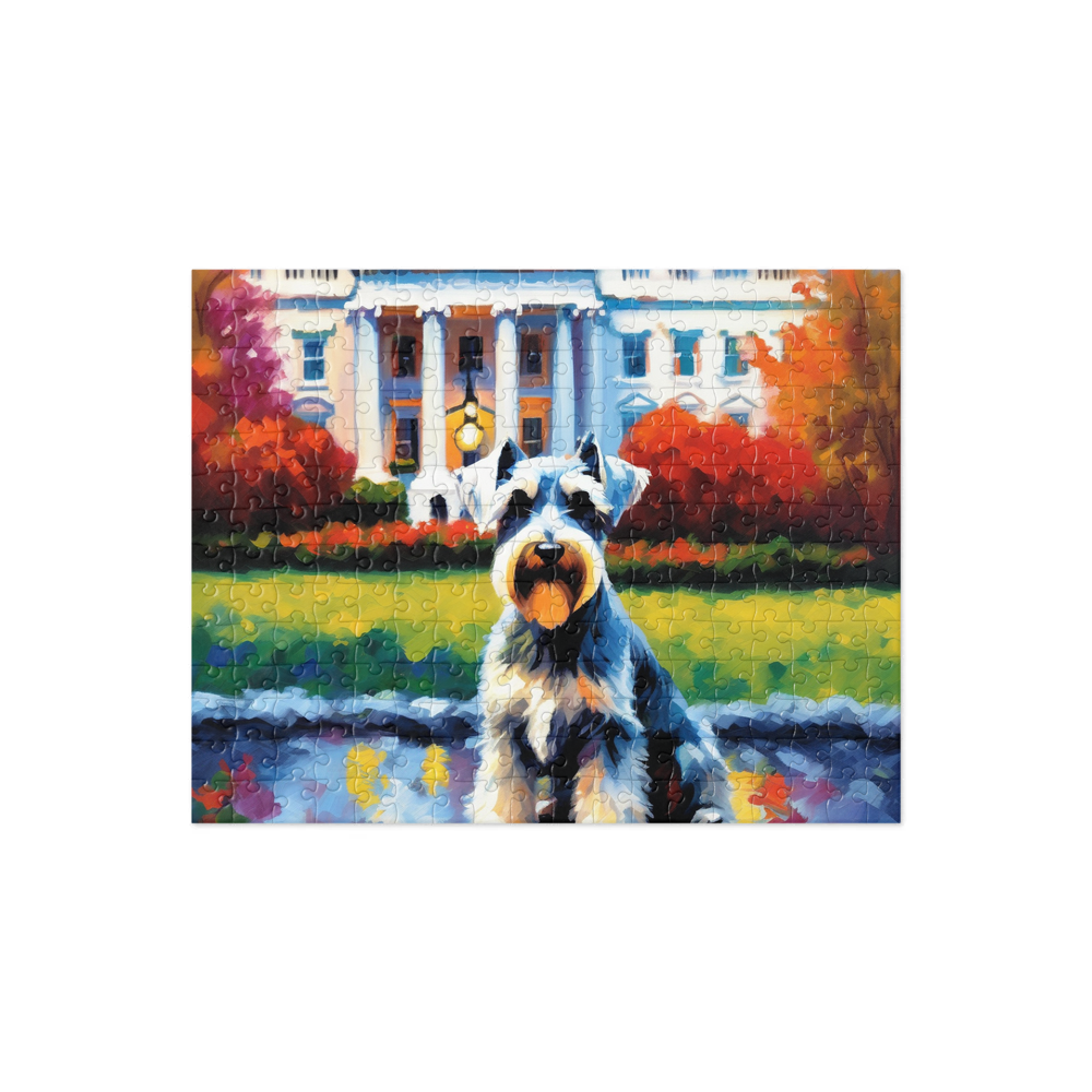 PugMug Custom Miniature Schnauzer Jigsaw Puzzle