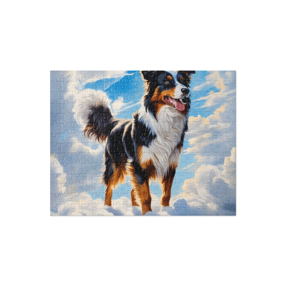 PugMug Custom Miniature American Shepherd Jigsaw Puzzle
