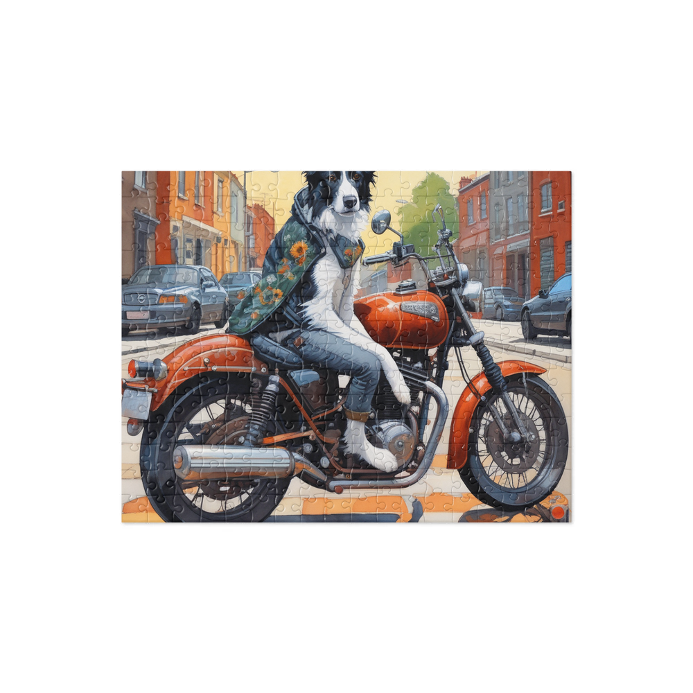 PugMug Custom Border Collie Jigsaw Puzzle