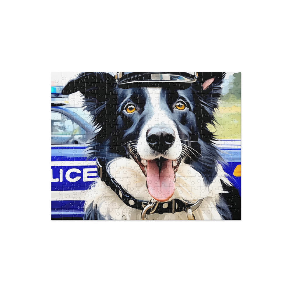 PugMug Custom Border Collie Jigsaw Puzzle