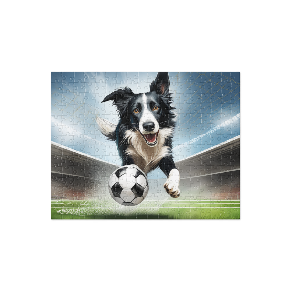 PugMug Custom Border Collie Jigsaw Puzzle