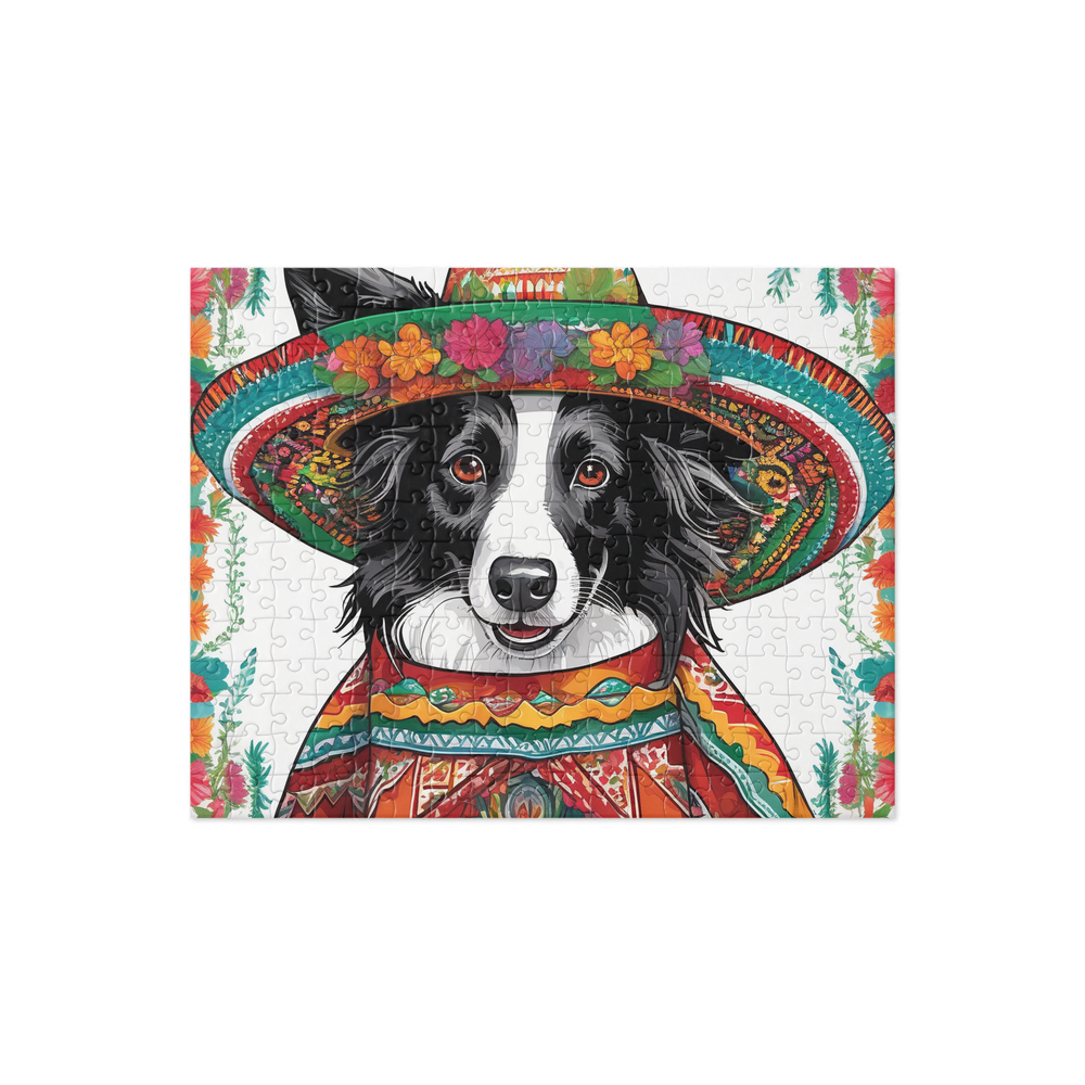 PugMug Custom Border Collie Jigsaw Puzzle