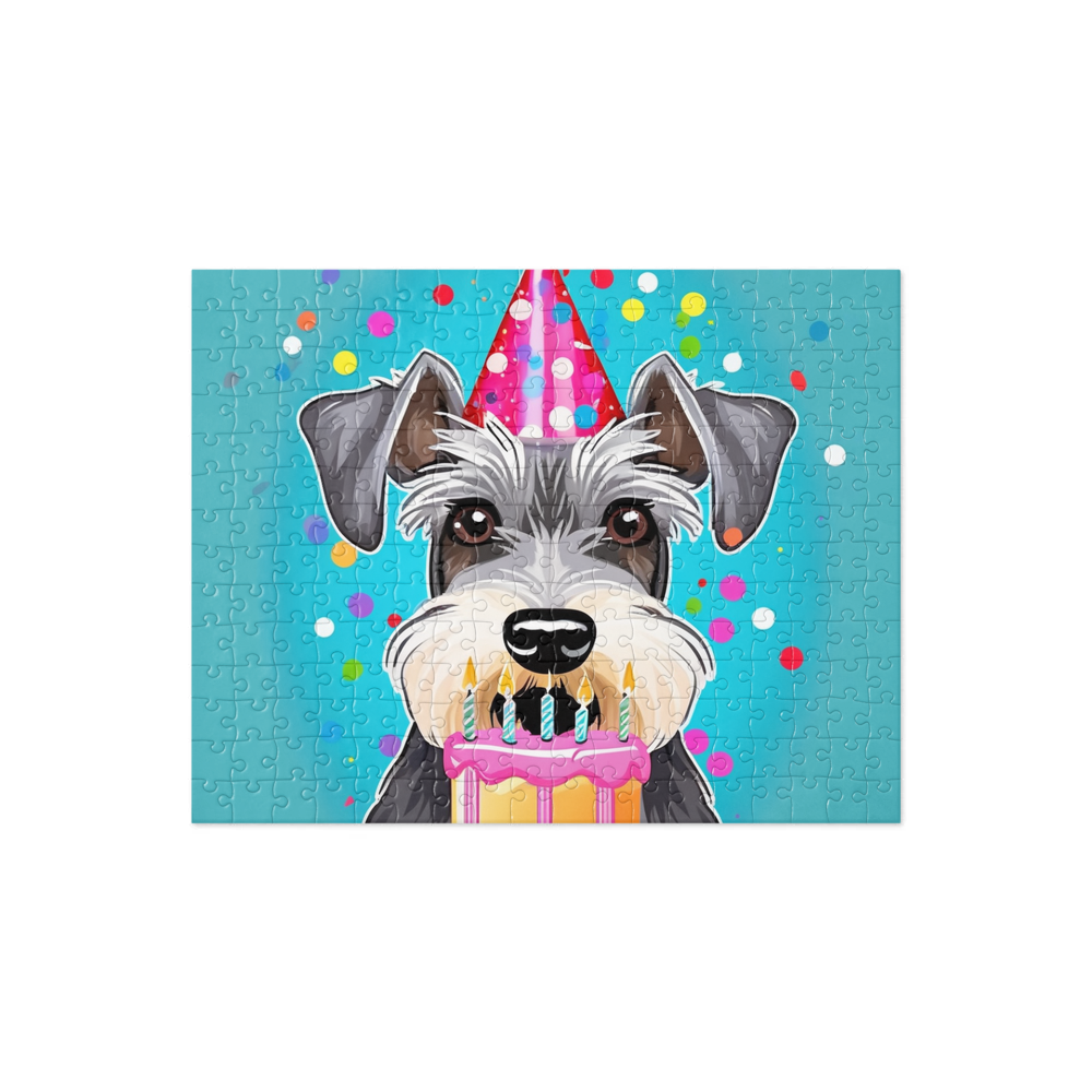 PugMug Custom Miniature Schnauzer Jigsaw Puzzle
