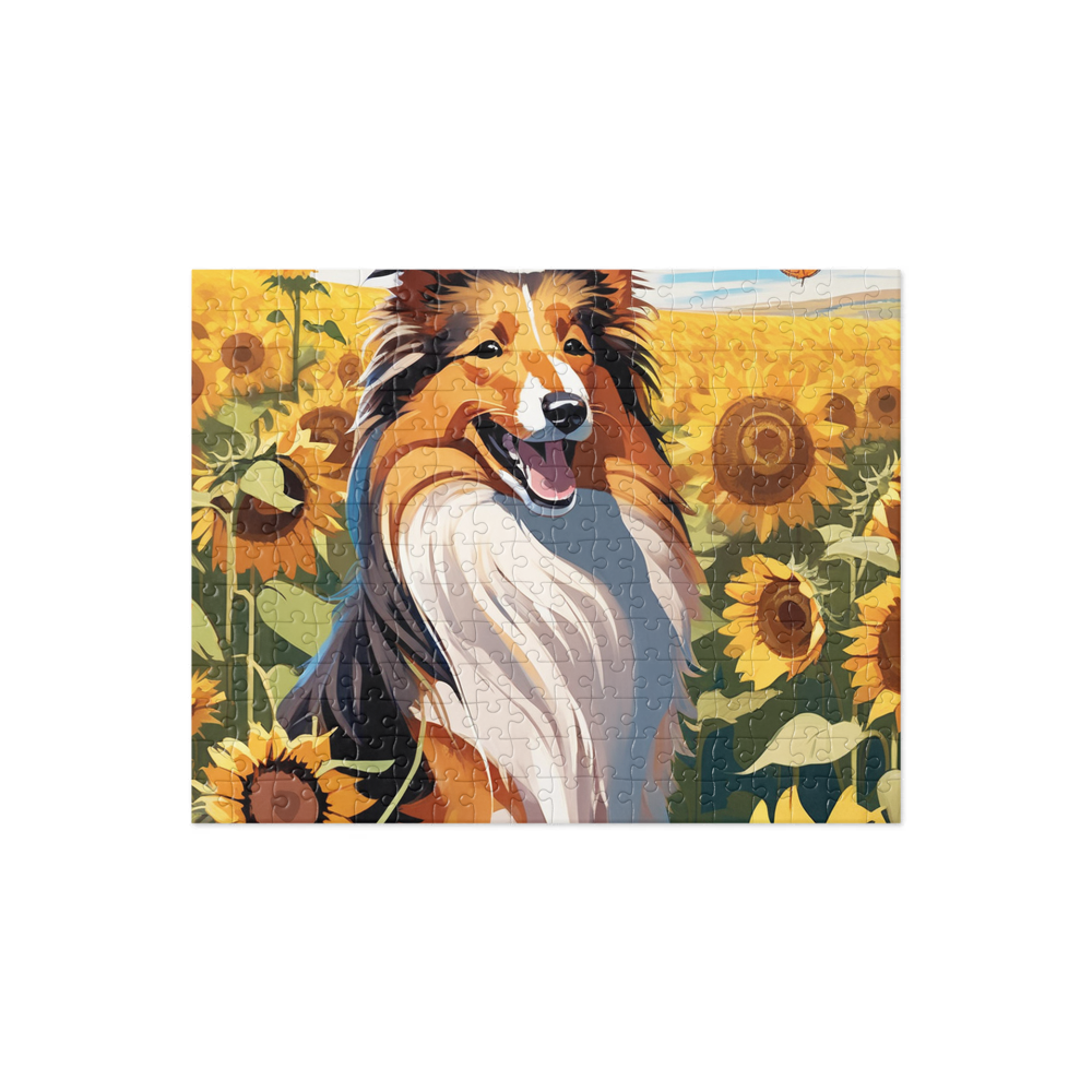 PugMug Custom Shetland Sheepdog Jigsaw Puzzle