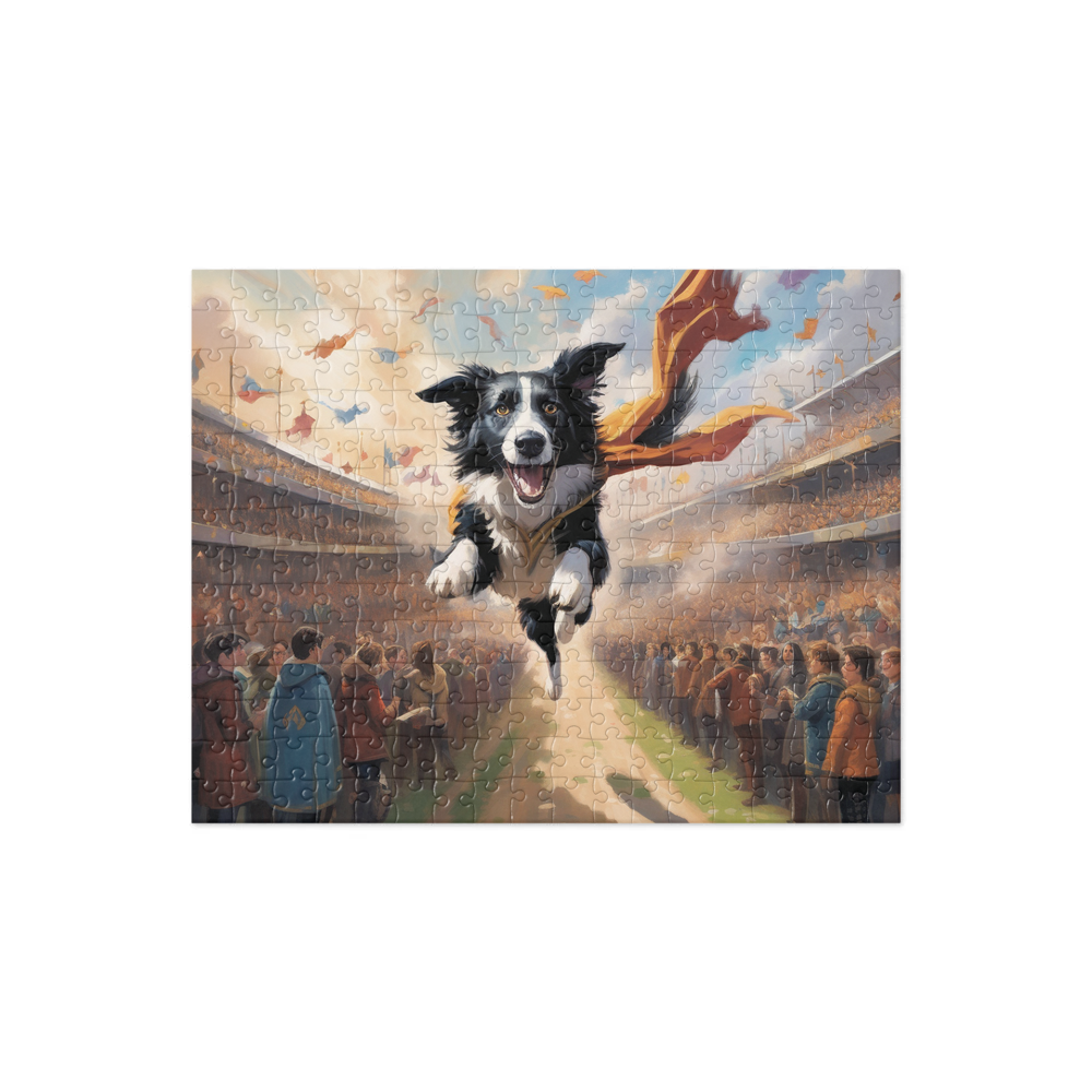 PugMug Custom Border Collie Jigsaw Puzzle