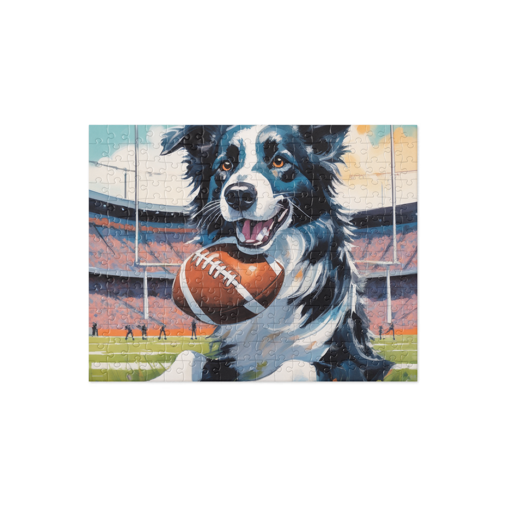 PugMug Custom Border Collie Jigsaw Puzzle