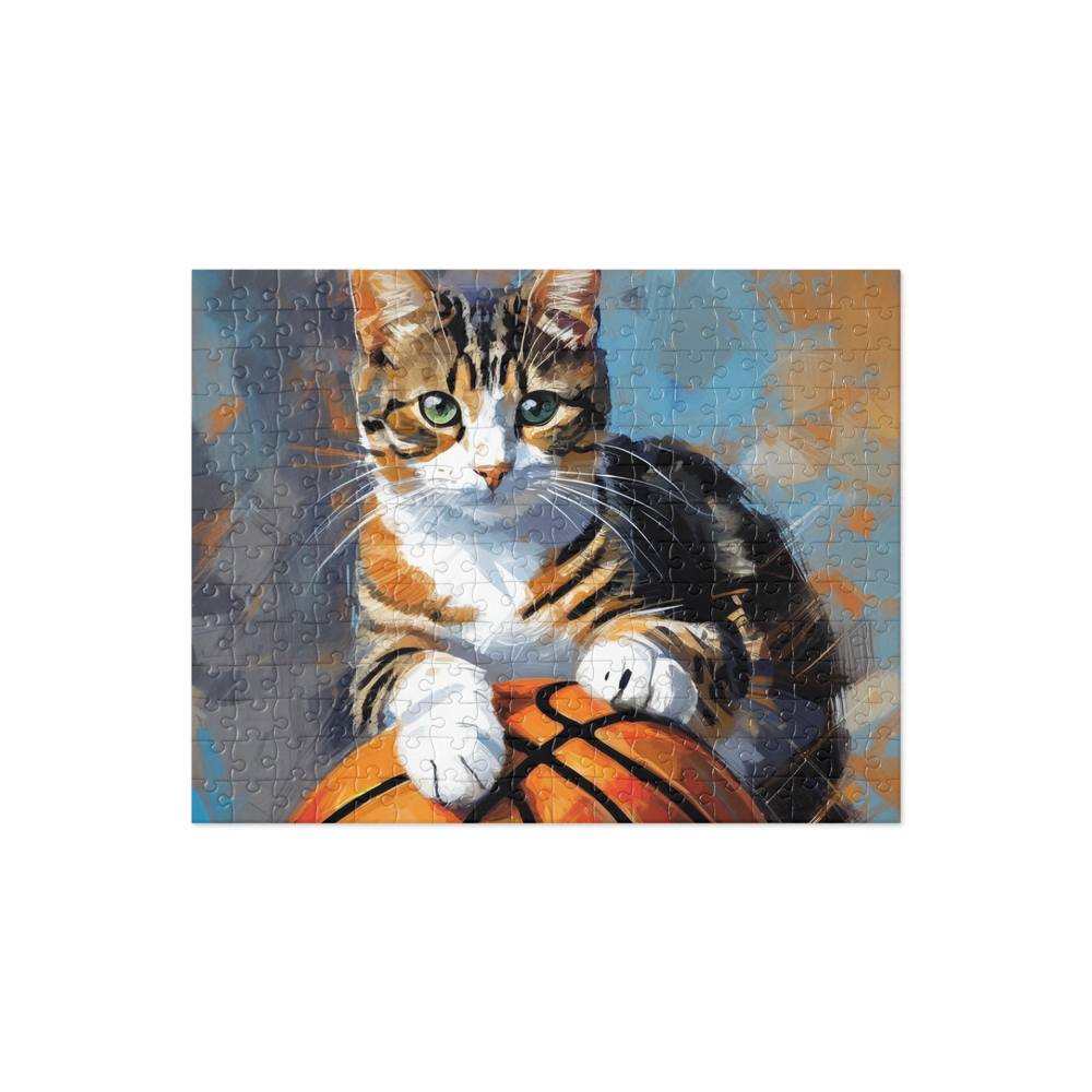 PugMug Custom Tabby American Shorthair Cat Jigsaw Puzzle