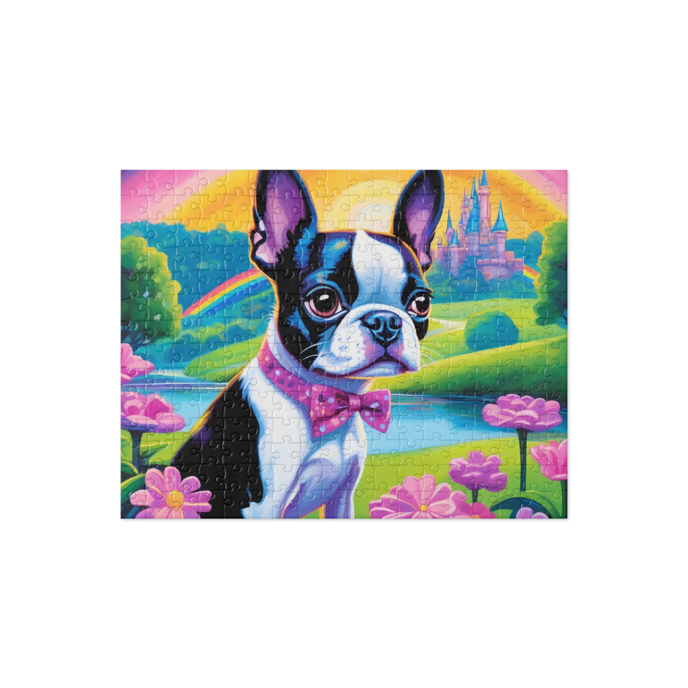 PugMug Custom Boston Terrier Jigsaw Puzzle