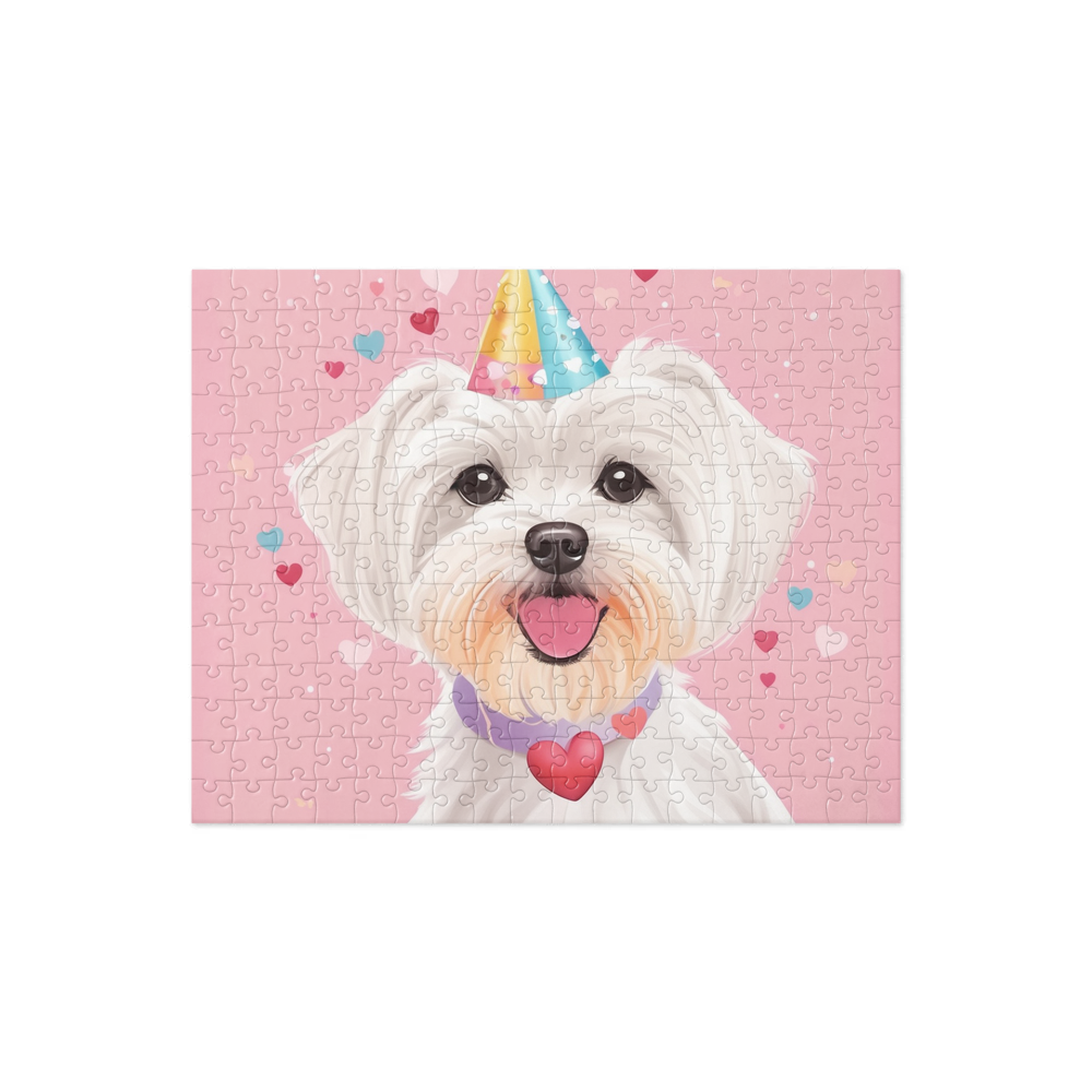 PugMug Custom Maltese Dog Jigsaw Puzzle