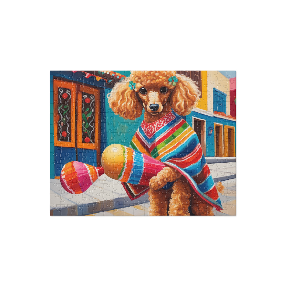 PugMug Custom Tan Poodle Jigsaw Puzzle