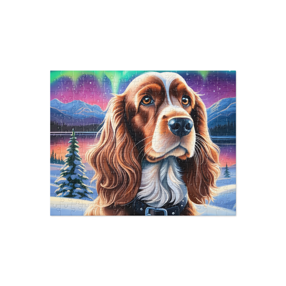 PugMug Custom English Cocker Spaniel Jigsaw Puzzle