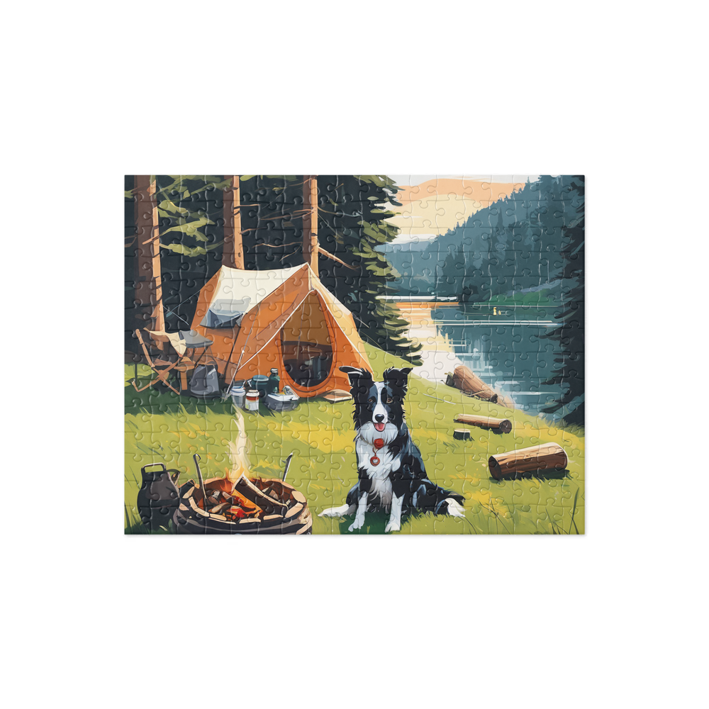 PugMug Custom Border Collie Jigsaw Puzzle