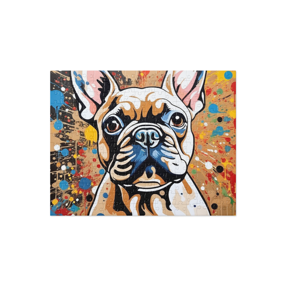 PugMug Custom Tan French Bulldog Jigsaw Puzzle