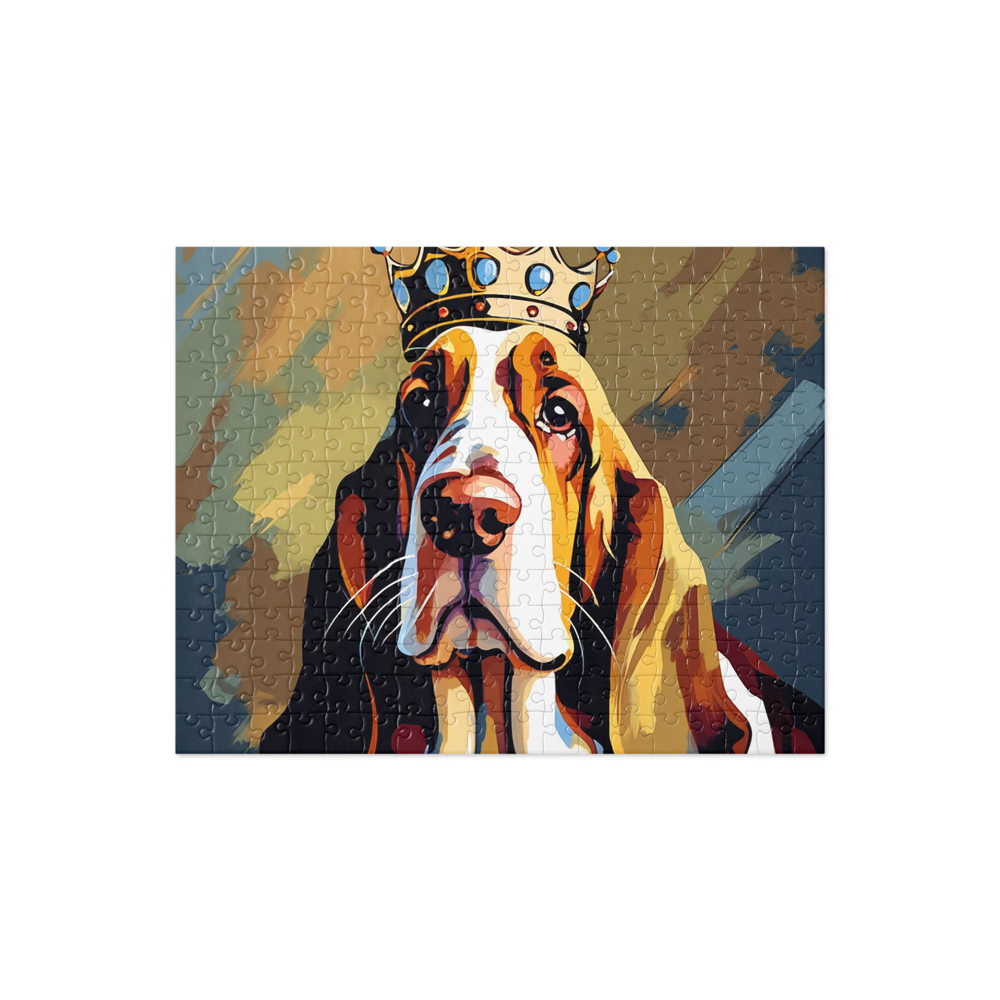 PugMug Custom Basset Hound Jigsaw Puzzle