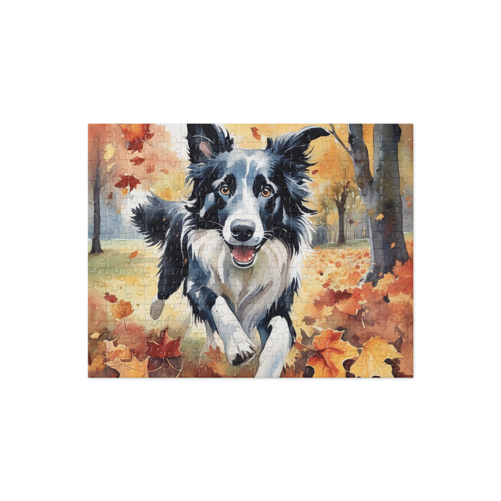 PugMug Custom Border Collie Jigsaw Puzzle
