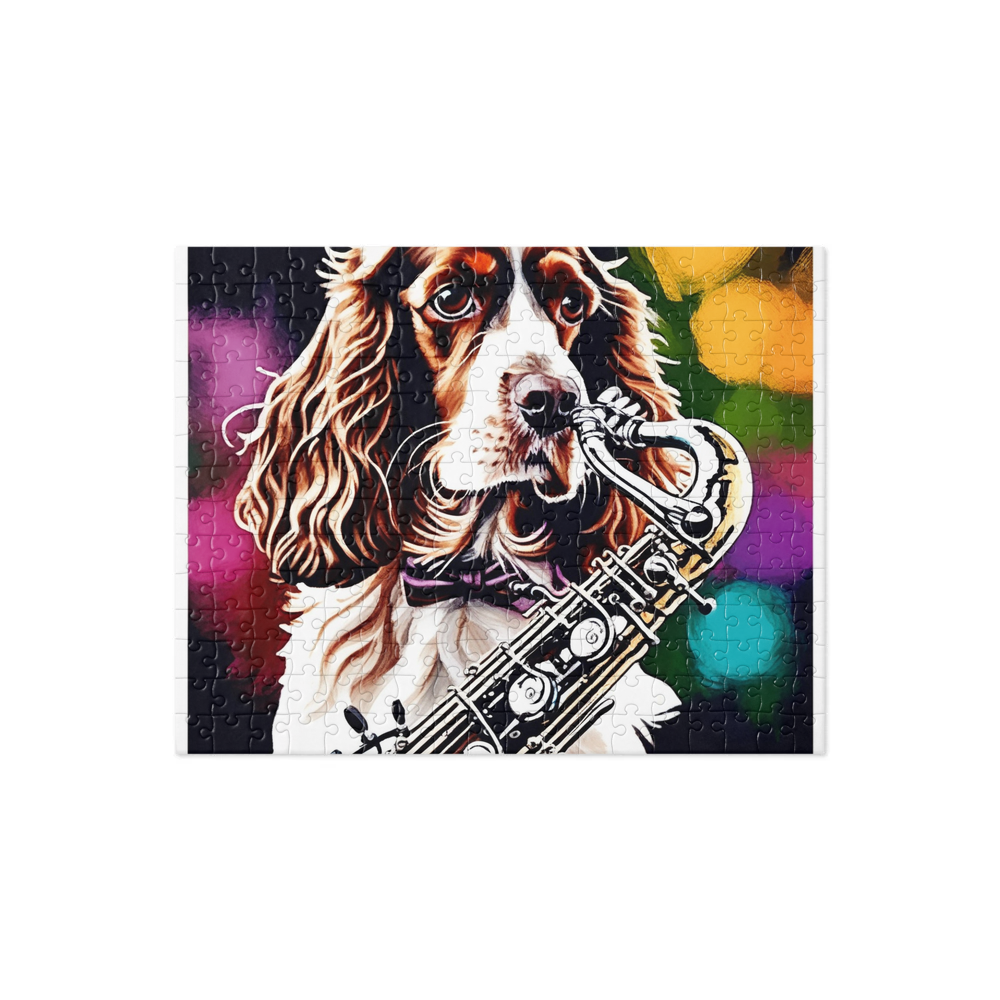 PugMug Custom English Cocker Spaniel Jigsaw Puzzle