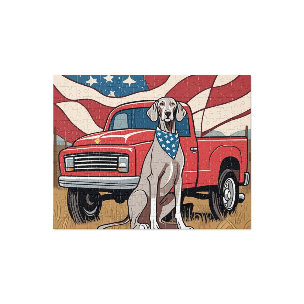 PugMug Custom Weimaraner Jigsaw Puzzle