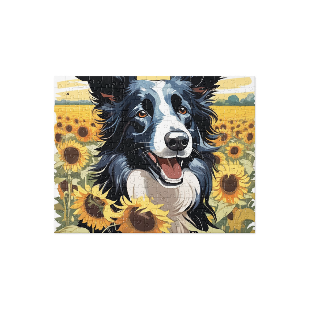 PugMug Custom Border Collie Jigsaw Puzzle