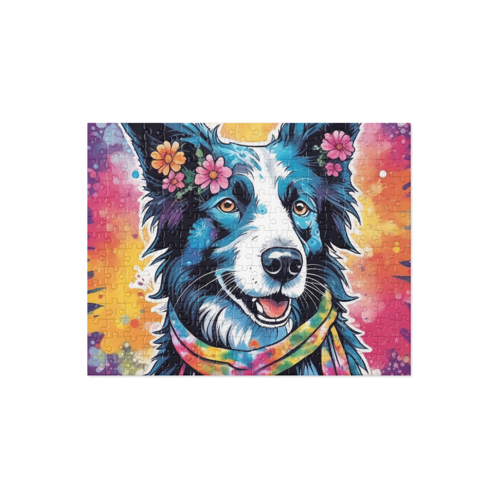 PugMug Custom Border Collie Jigsaw Puzzle
