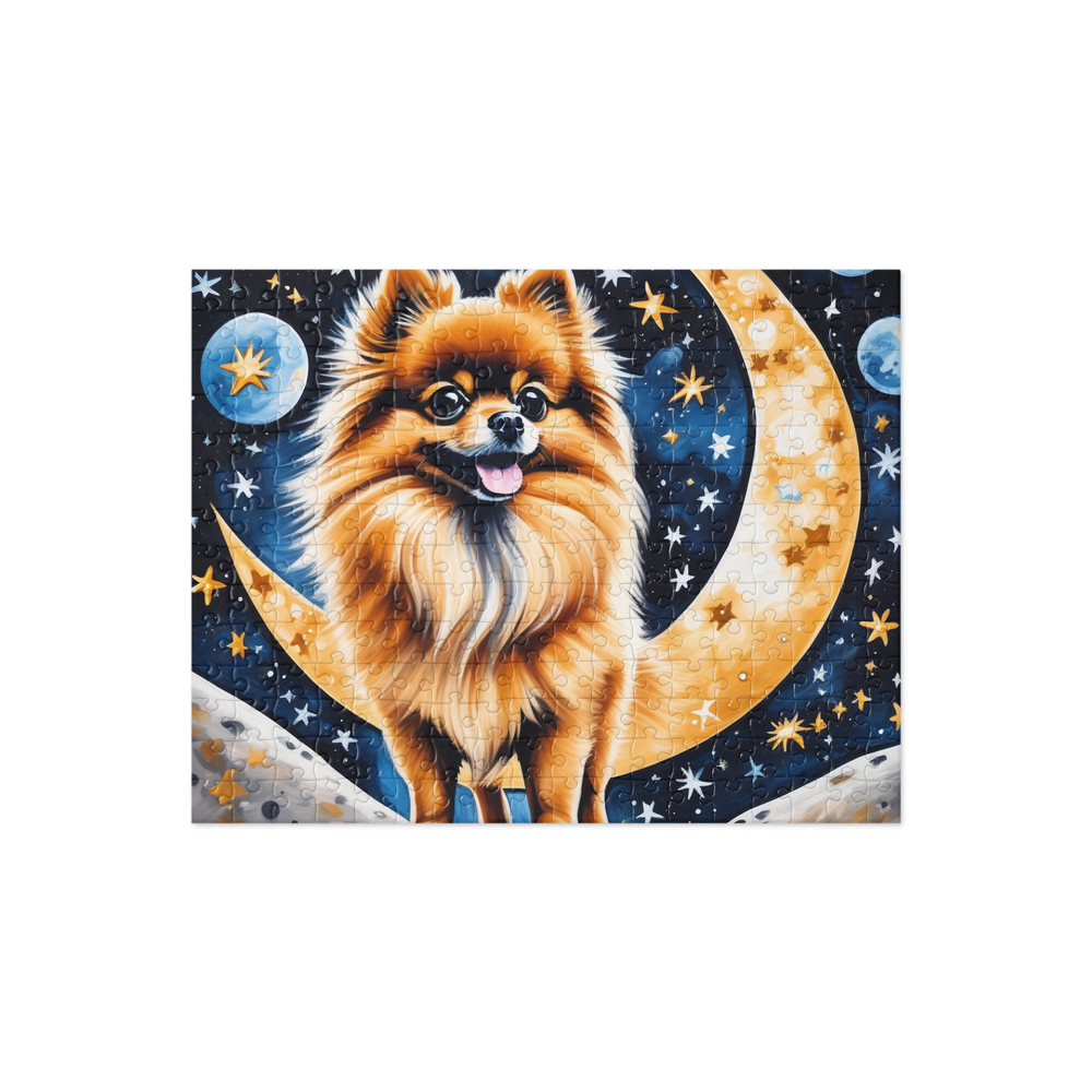 PugMug Custom Tan Pomeranian Jigsaw Puzzle
