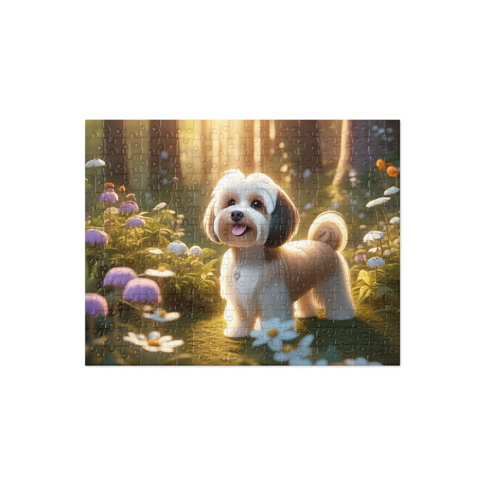 PugMug Custom Tan Havanese Dog Jigsaw Puzzle