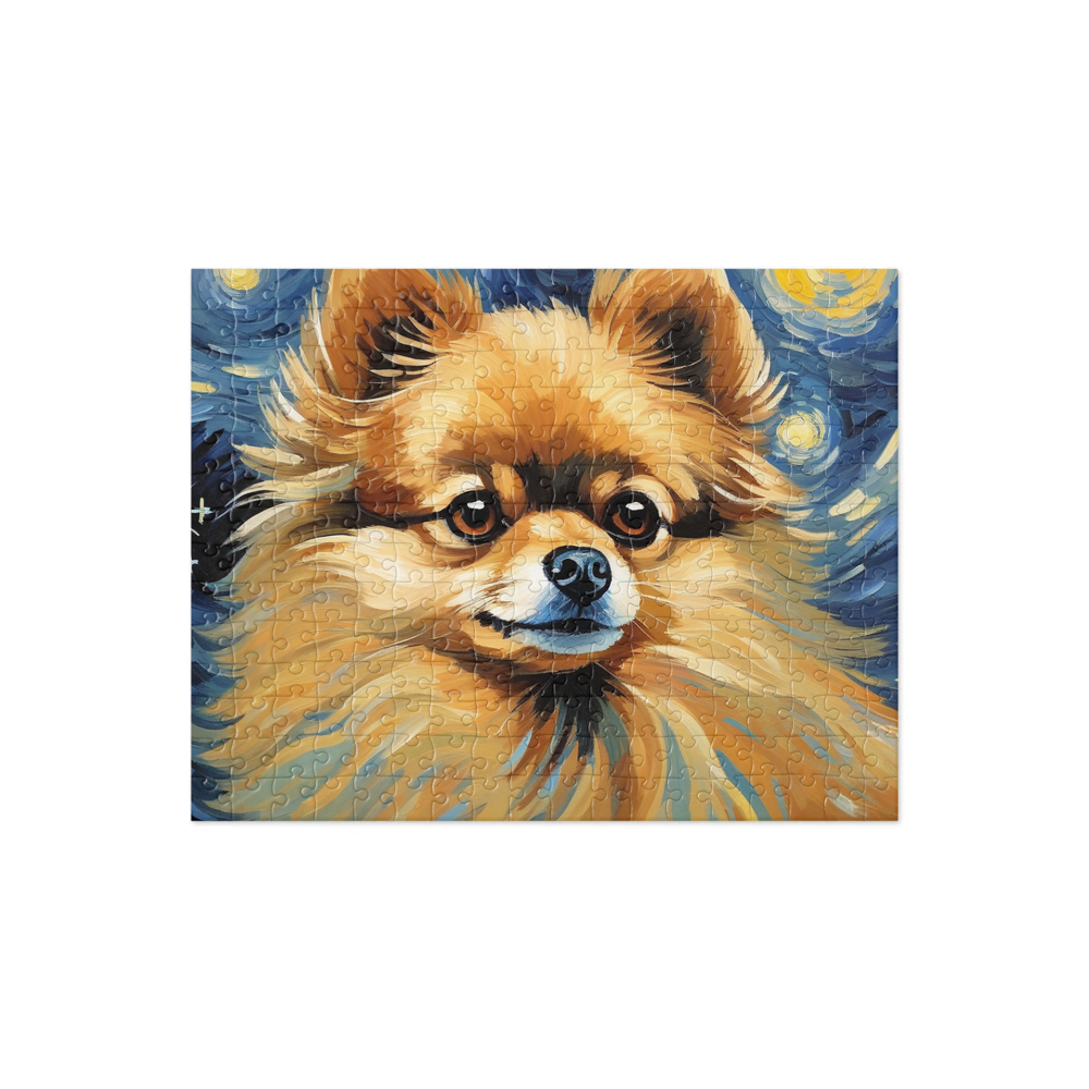 PugMug Custom Tan Pomeranian Jigsaw Puzzle