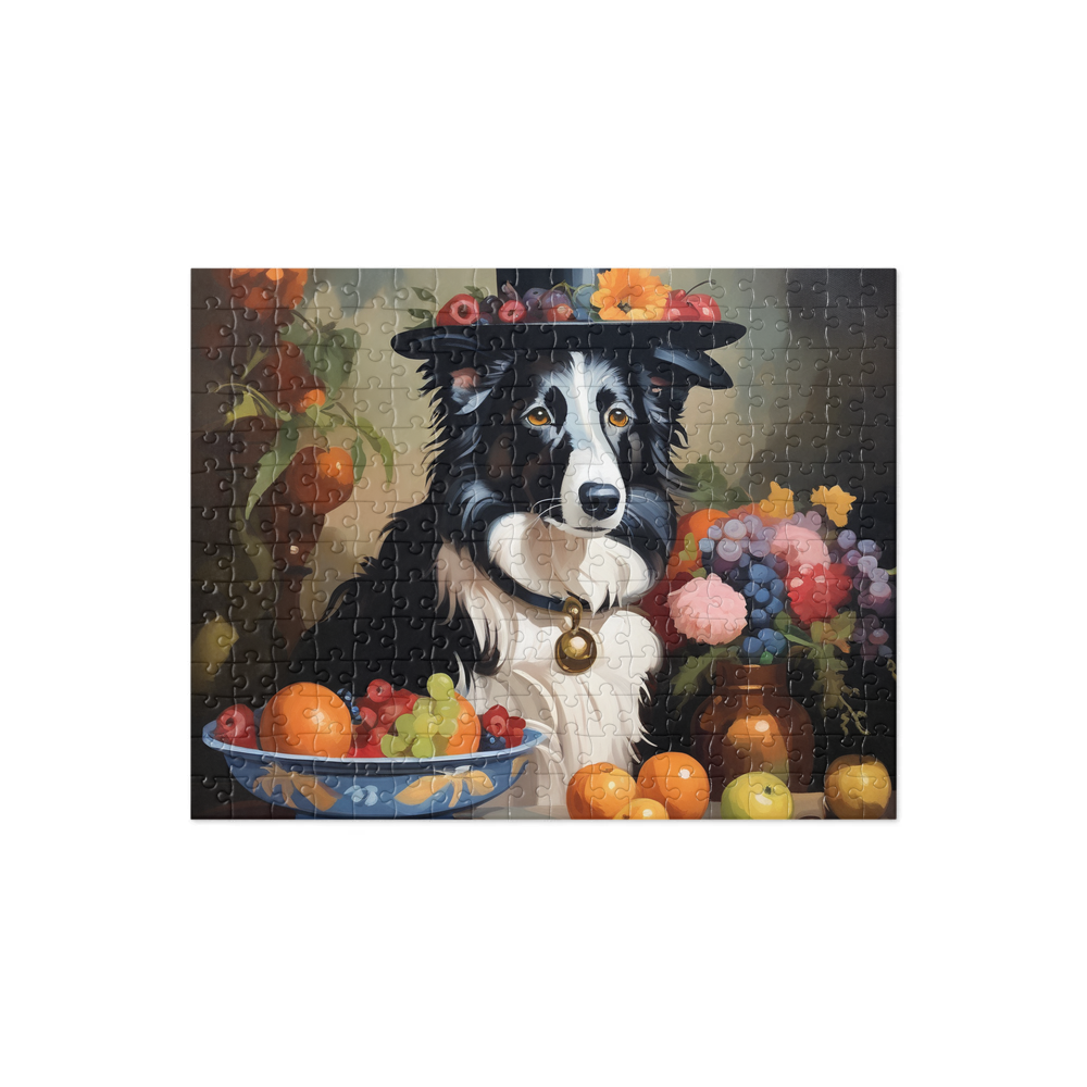 PugMug Custom Border Collie Jigsaw Puzzle