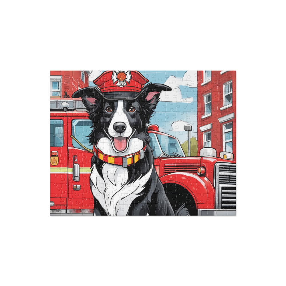 PugMug Custom Border Collie Jigsaw Puzzle