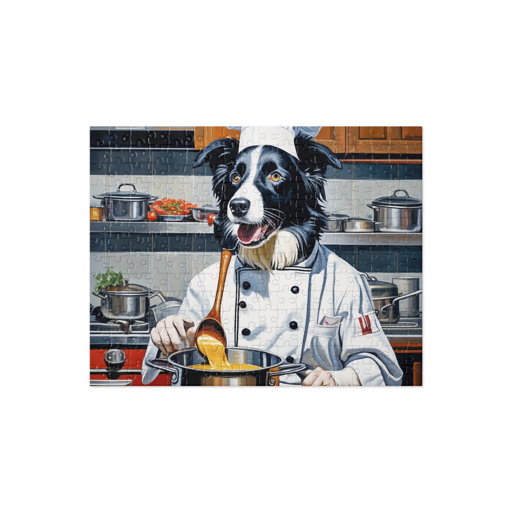 PugMug Custom Border Collie Jigsaw Puzzle