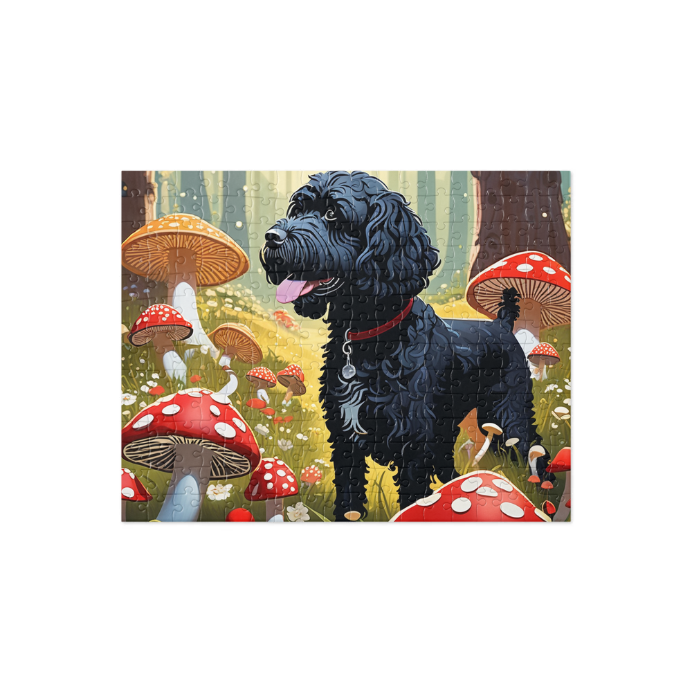 PugMug Custom Portuguese Water Dog Jigsaw Puzzle