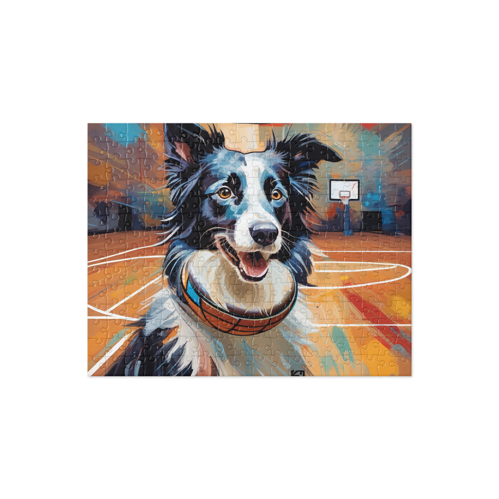 PugMug Custom Border Collie Jigsaw Puzzle