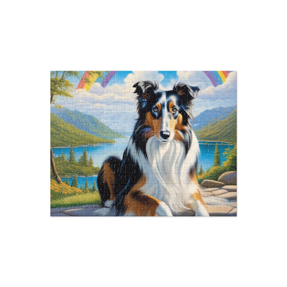 PugMug Custom Collie Jigsaw Puzzle