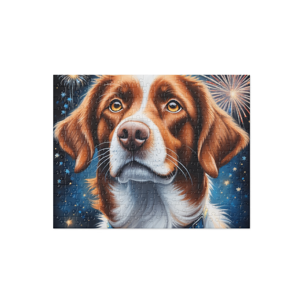 PugMug Custom Brittany Dog Jigsaw Puzzle
