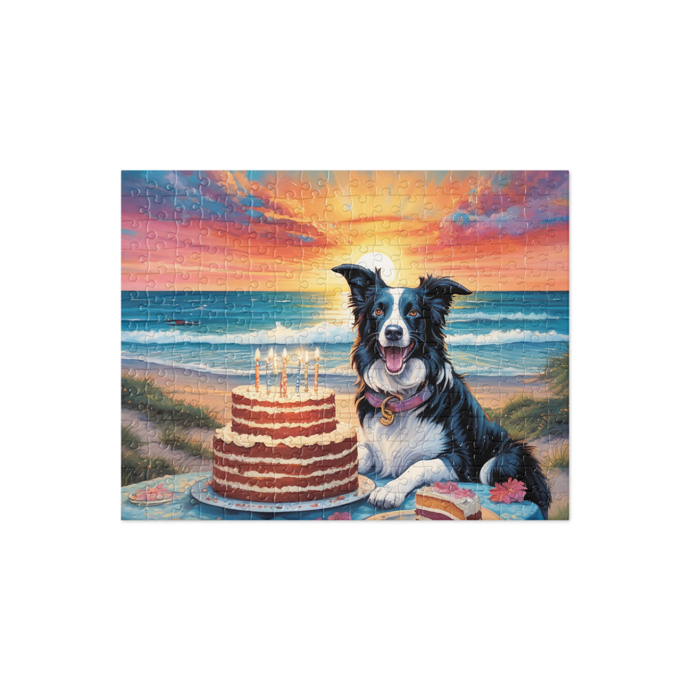 PugMug Custom Border Collie Jigsaw Puzzle
