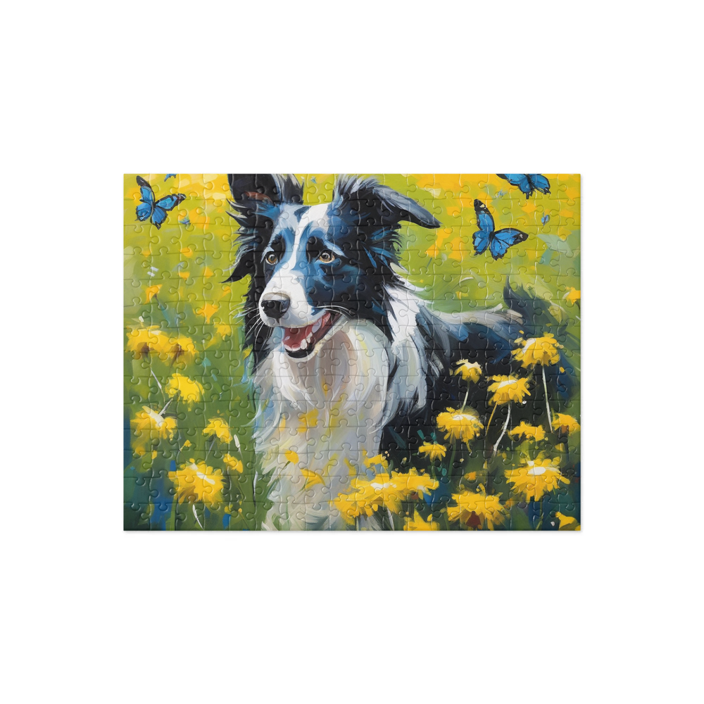 PugMug Custom Border Collie Jigsaw Puzzle