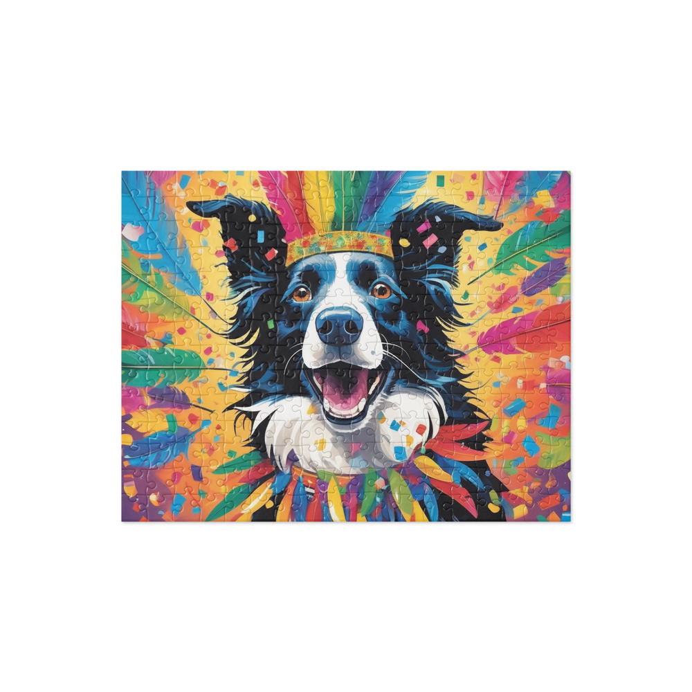 PugMug Custom Border Collie Jigsaw Puzzle