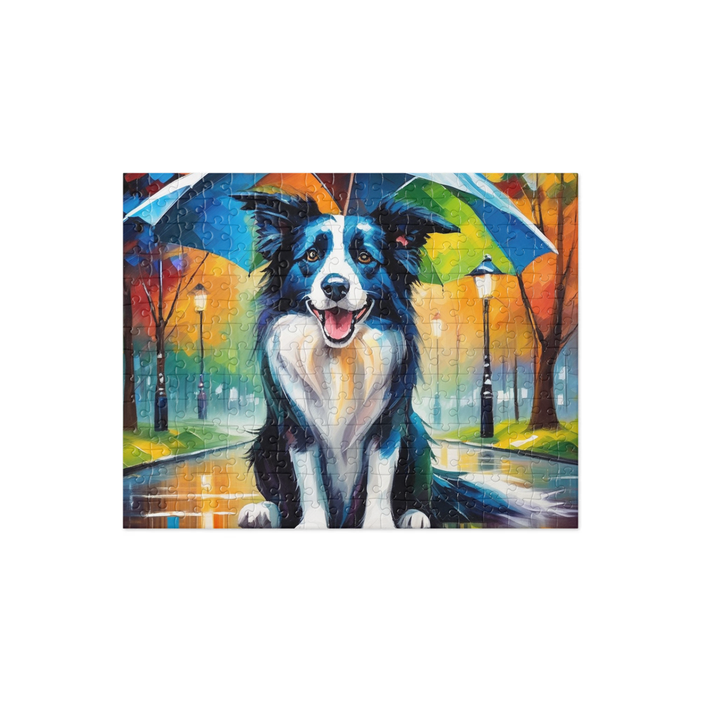 PugMug Custom Border Collie Jigsaw Puzzle