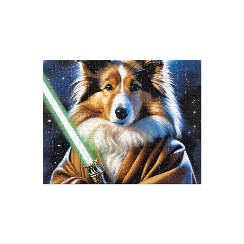 PugMug Custom Shetland Sheepdog Jigsaw Puzzle