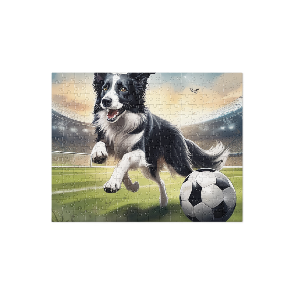 PugMug Custom Border Collie Jigsaw Puzzle