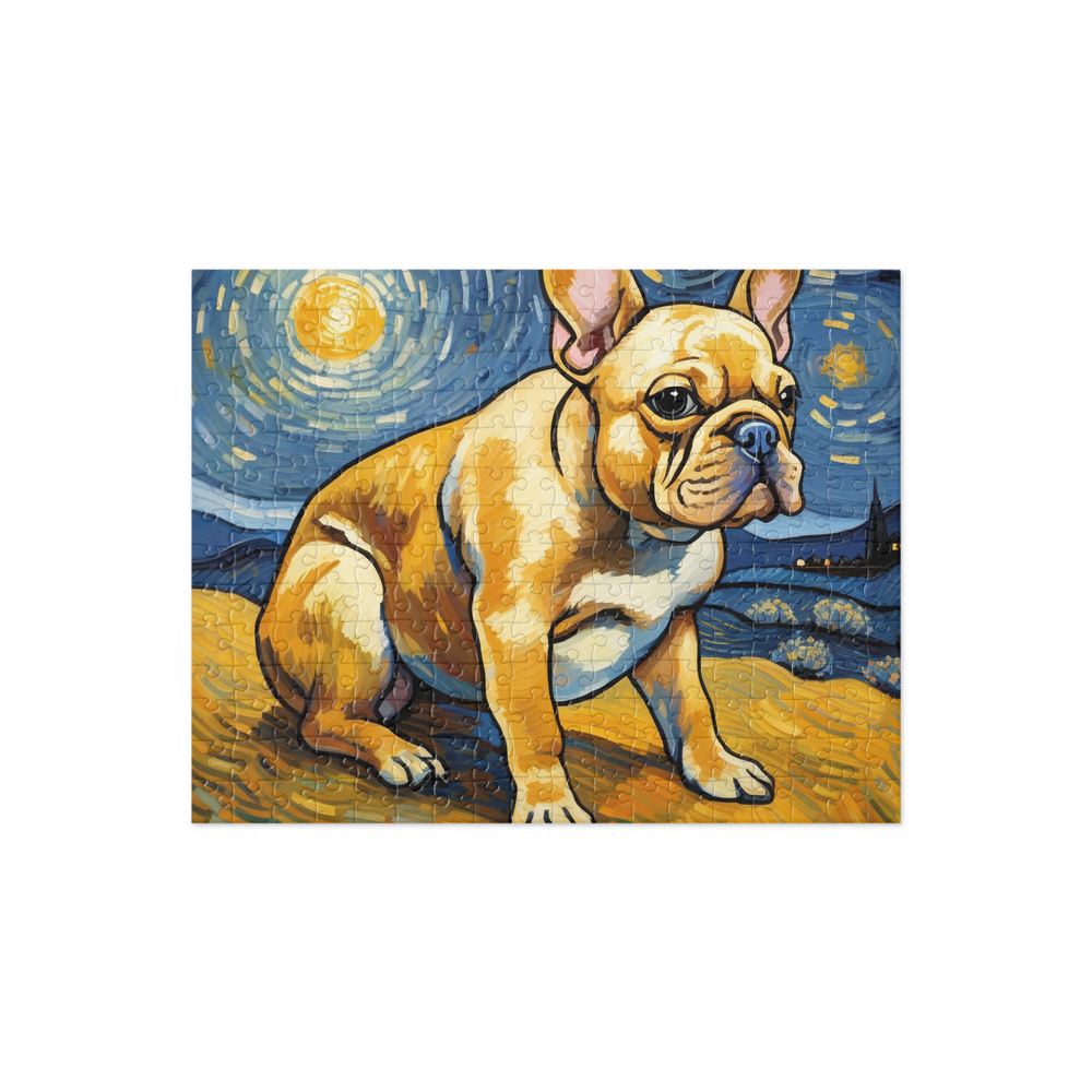 PugMug Custom Tan French Bulldog Jigsaw Puzzle
