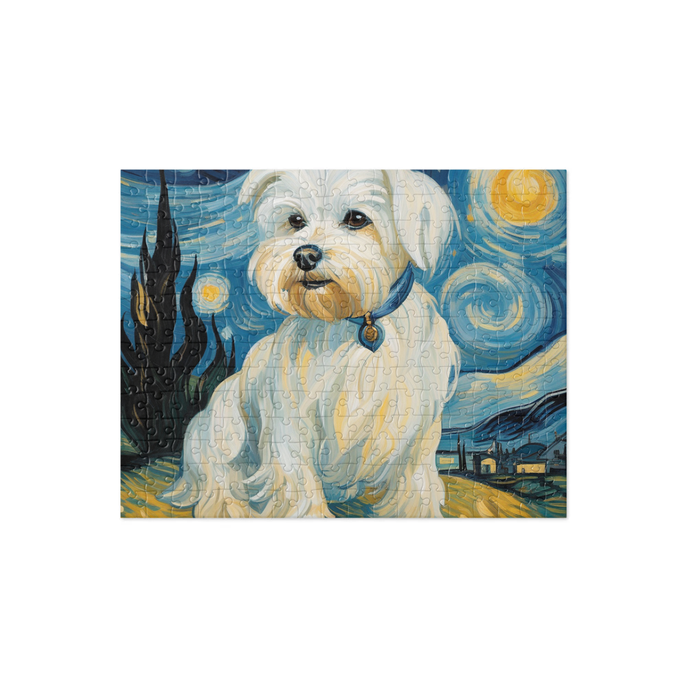 PugMug Custom Maltese Dog Jigsaw Puzzle