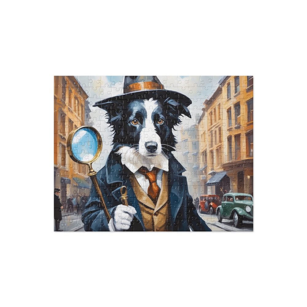 PugMug Custom Border Collie Jigsaw Puzzle