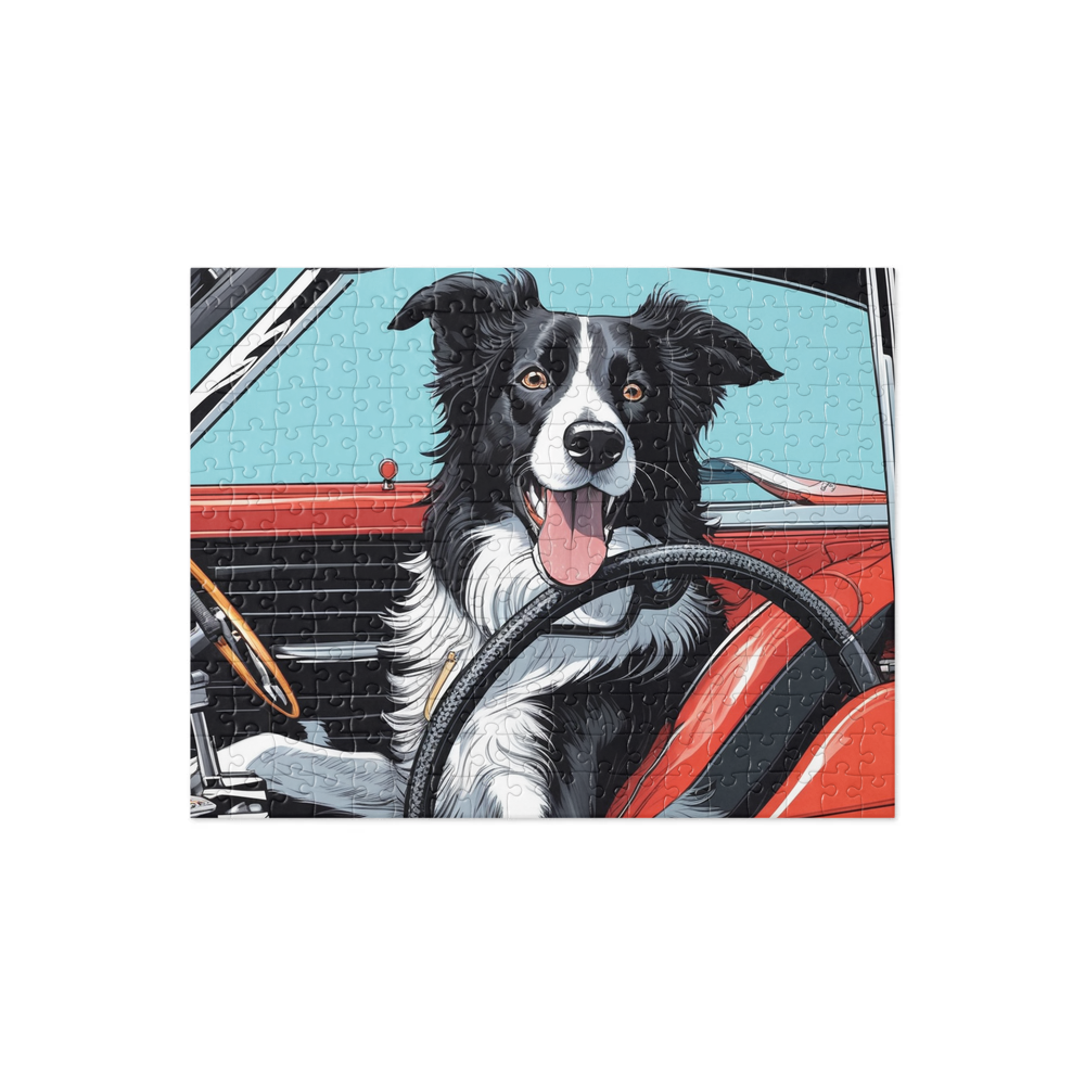 PugMug Custom Border Collie Jigsaw Puzzle
