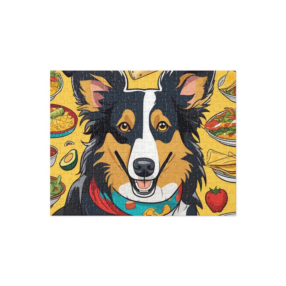 PugMug Custom Collie Jigsaw Puzzle