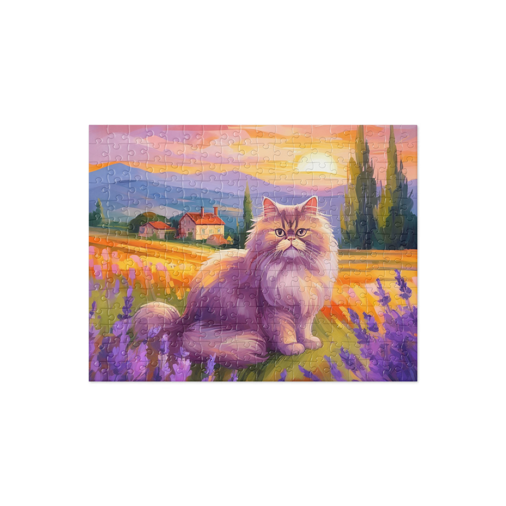 PugMug Custom Tabby Persian Cat Jigsaw Puzzle