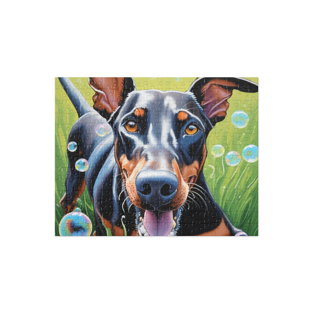 PugMug Custom Doberman Pinscher Jigsaw Puzzle