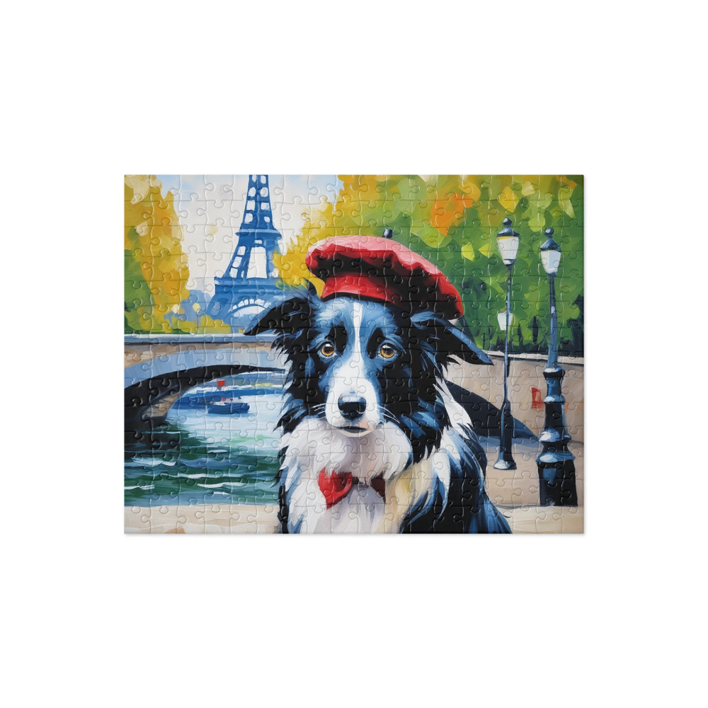 PugMug Custom Border Collie Jigsaw Puzzle
