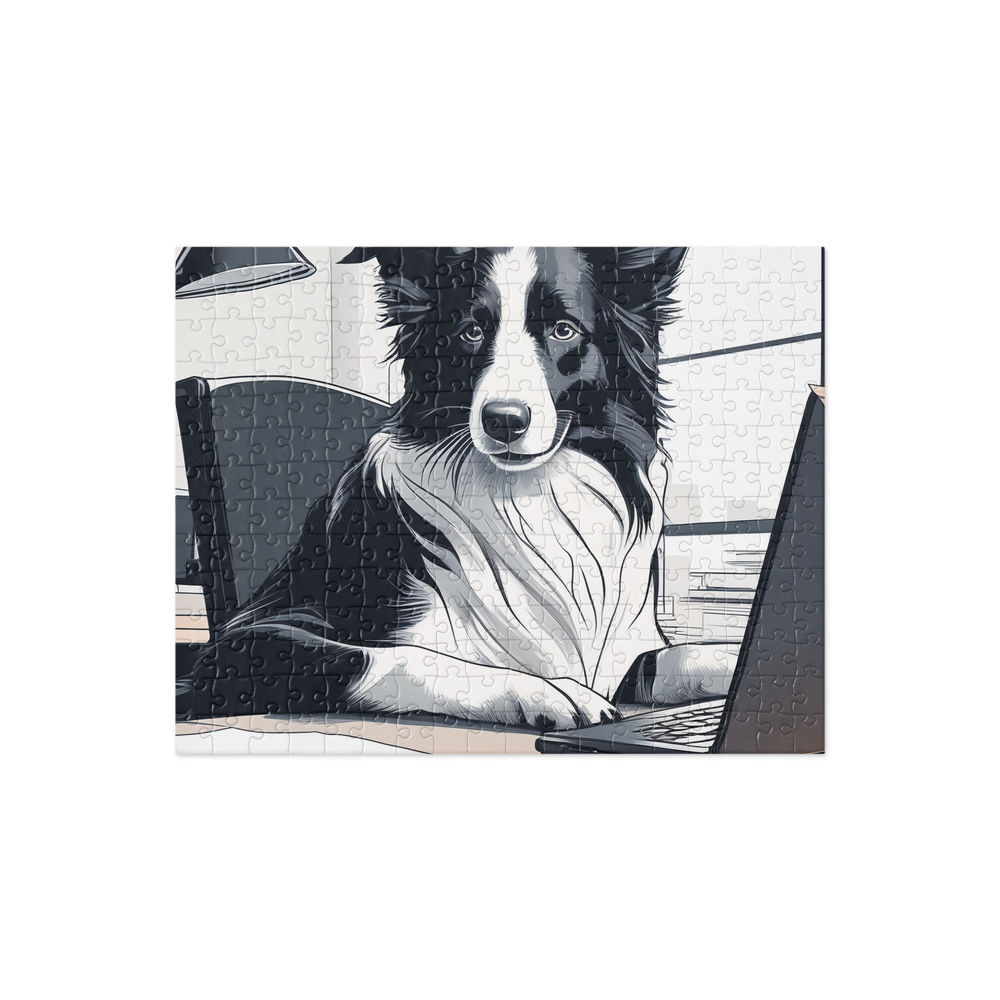 PugMug Custom Border Collie Jigsaw Puzzle