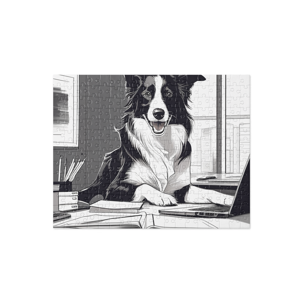 PugMug Custom Border Collie Jigsaw Puzzle